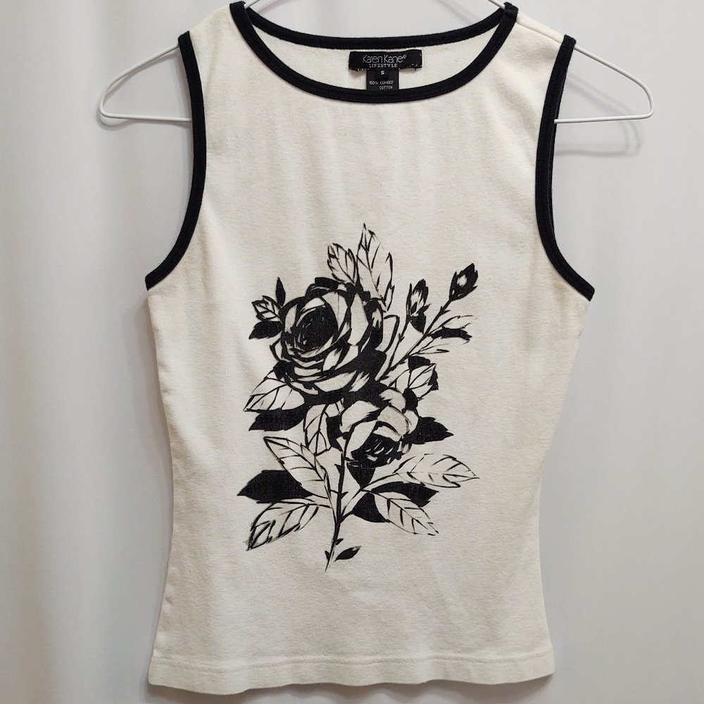 Karen Kane Rose Printed Sleeveless Top